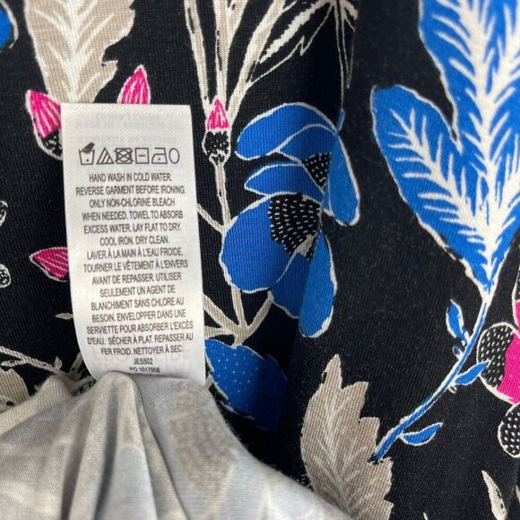 Hatley Women 3/4 Sleeve Stretch Crew Neck Floral Dress Size M - Picture 5 of 6